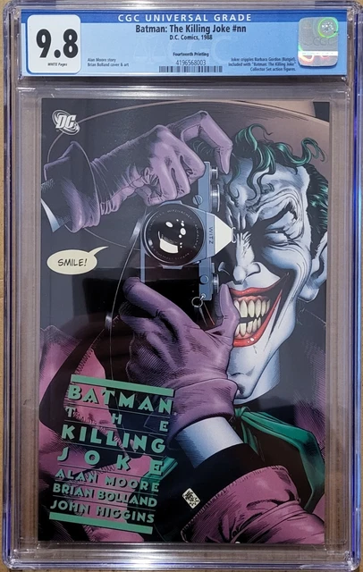 Batman The Killing Joke CGC 9.8 WP RARE 14th Print DC 1988 NM/MT