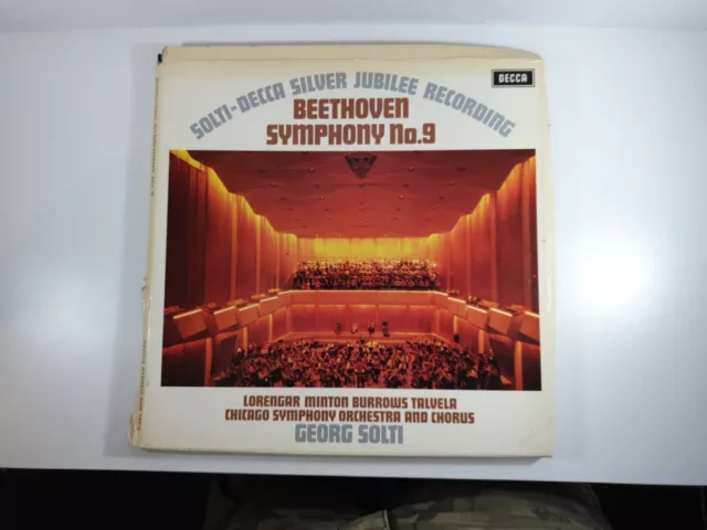 Beethoven - Symphony No 9 - Georg Solti - Decca 6BB 121/2 - 2 x Vinyl LP Box Set