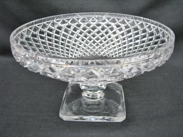 Vintage 12" Hawkes Footed American Brillilant Cut Glass Footed Fruit Center bowl