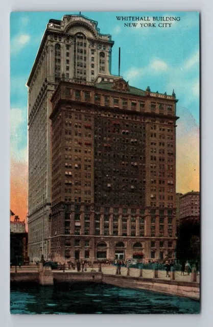 New York City NY-New York, Whitehall Building, Antique, Vintage Postcard