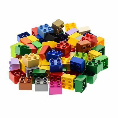 Duplo 2x Lego Duplo Basic Construction Pierre 2x2 Crème Blanc Set 31460 34575 3437 