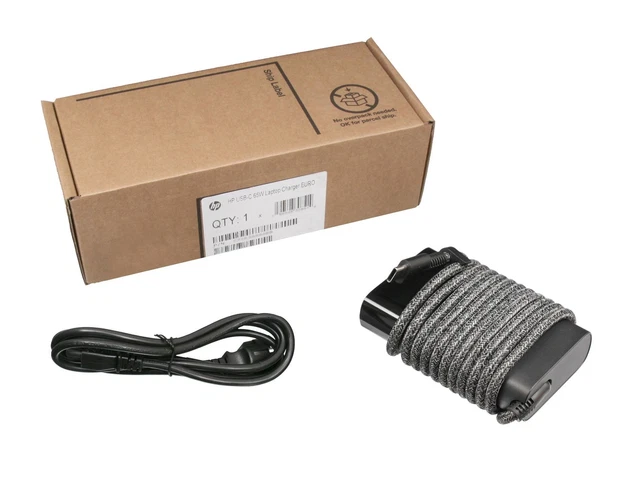 HP PAVILION PLUS 14-ew1 original chargeur USB-C 100 watts arrondie EUR