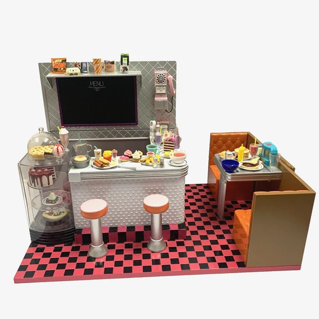 OUR GENERATION BITE To Eat American Diner Retro Café With Accessories