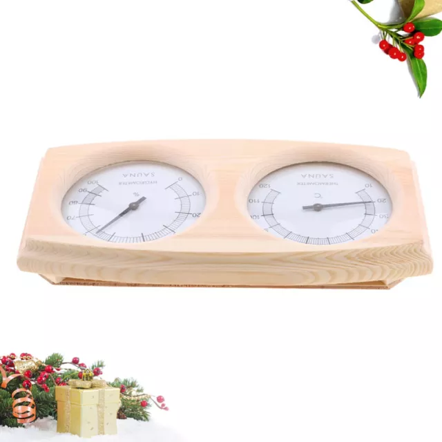 Digital Hygrometer Tub Accessories for Bathtub Sauna Thermometer Wooden