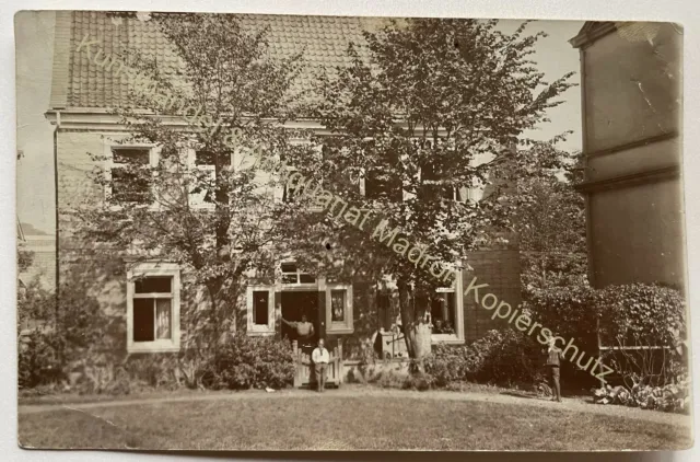 orig. Foto Ak Remscheid Lennep 1909 Gebäude Haus