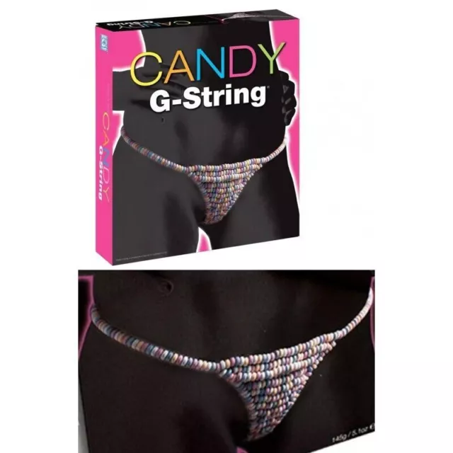 String femme sous-vêtements comestibles sexy blague drôle G String micro...