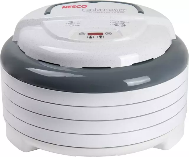 NESCO FD-1040 Gardenmaster Digital Pro dehydrator, For Jerky and Snacks, White