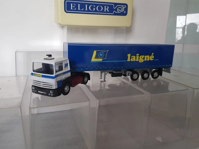 ELIGOR SURBER CAMION VOLVO FM 4x2 SEMI REMORQUE CITERNE 1/43 REF 112830