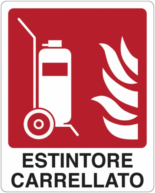 Segnaletica di sicurezza ISO Estintore - Brady Part: 303822 | Brady