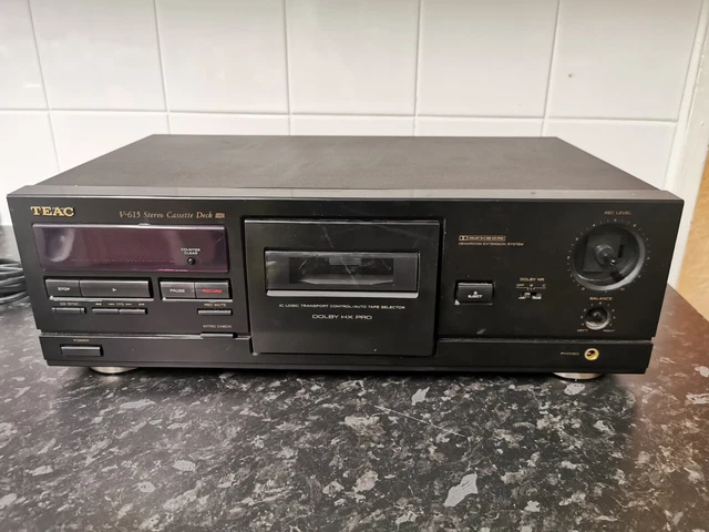 TEAC V-610 Cassette Deck – Testé Fonctionne – Avec Télécommande