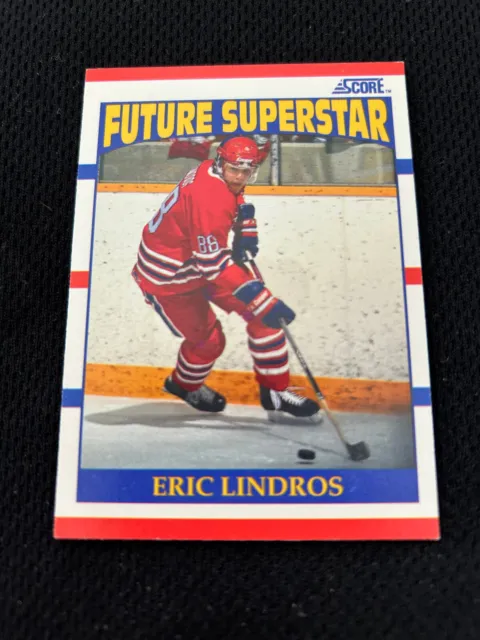 Eric Lindros Rookie Score 1990 Future Superstar Rc Hockey Card