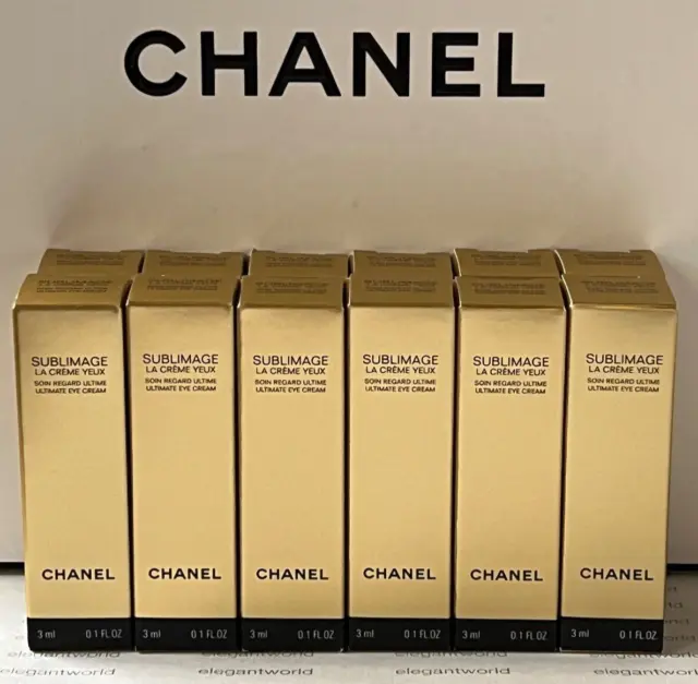 12 x Chanel Sublimage La Creme Yeux Eye Cream 3ml / 0.1oz each.  2023 Batch