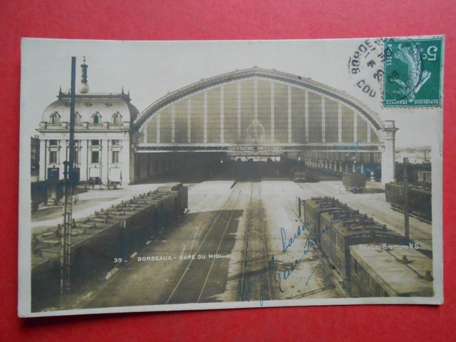 Bordeaux: La Gare Du Midi - Cpa-Photo.