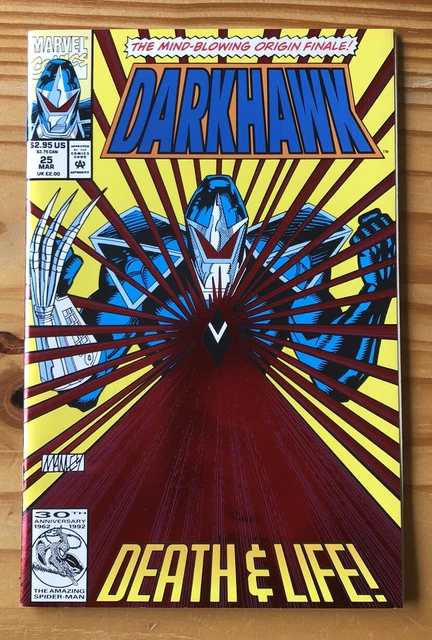 Darkhawk #25! 1st Overhawk Red Foil Cover (1993) See Pictures