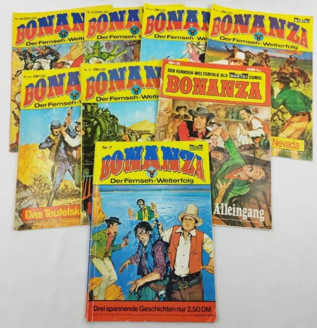 Bonanza Comic Western Comics Sammelband Bastei Verlag Cartwright Ponderosa Buch