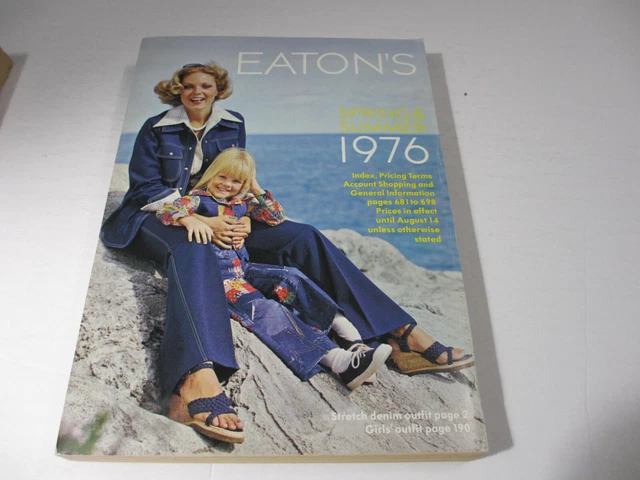 EATON'S SPRING & Summer catalog catalogue 1976 with wrapper Audio TOYS ...