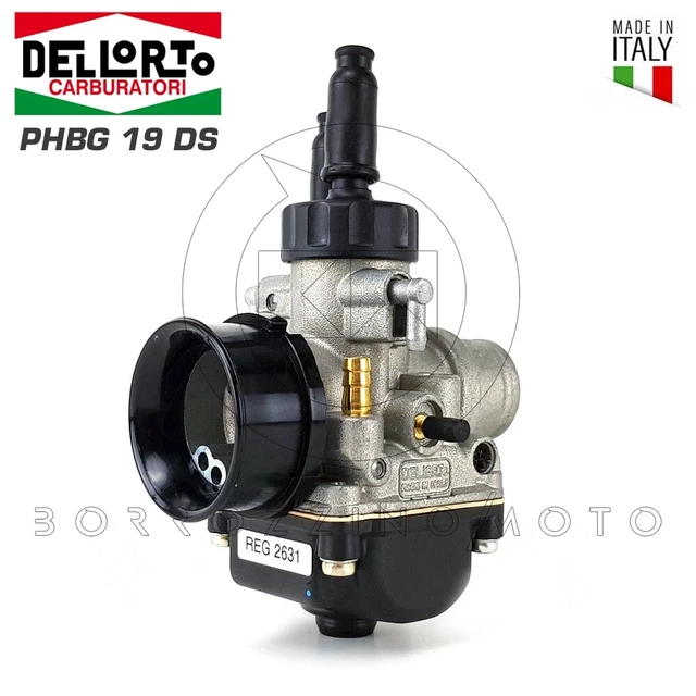 Dell'Orto PHBG 19 DS Carburetor With Hose Depressor - For 2T And 4T Engines