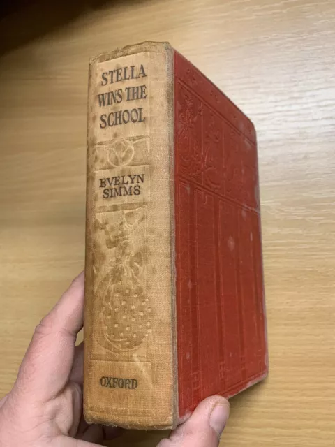 Rare 1933 Evelyn Simms " Stella Gagne The École " Illustrée Fiction Livre (P4