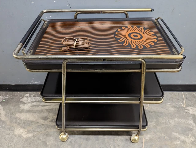 Vintage Cosco Hot-Top Cart - Mid Century - Electric - Heated - Working