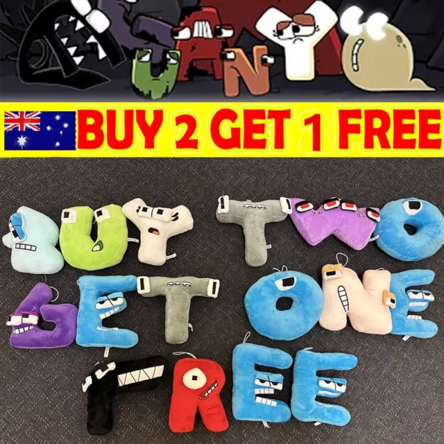 Lore Alphabet Stuffed Animals, Alphabet Lore Plush Toys 26
