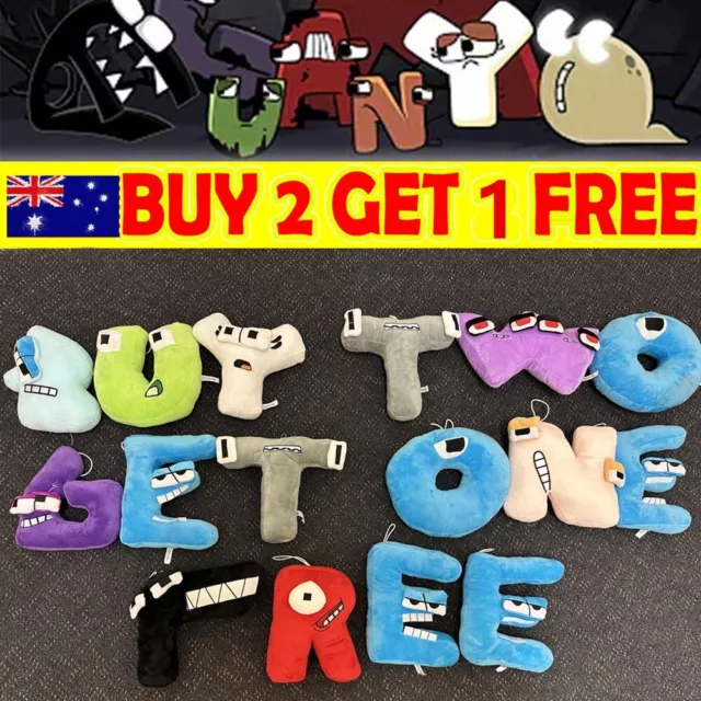 PREMIUM QUALITY ALPHABET Lore Russian Letter Plush Toy Soft And Safe For  $12.99 - PicClick AU