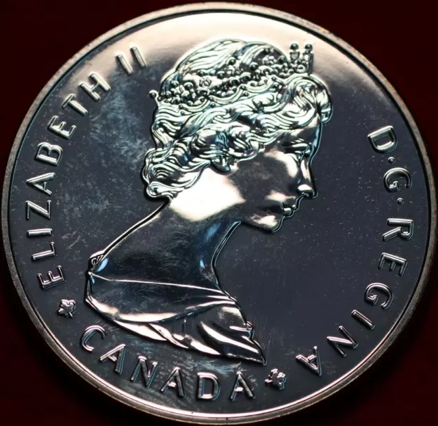 Uncirculated 1985 Canada One Dollar Silver Foreign Coin