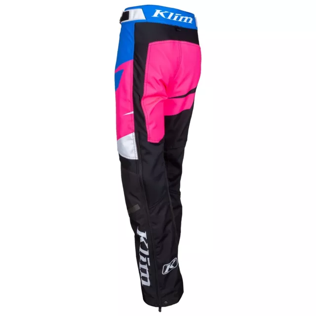 KLIM Sample Race Spec Snowmobile Pants - Women's XS -Electric Blue Lemonade/Pink