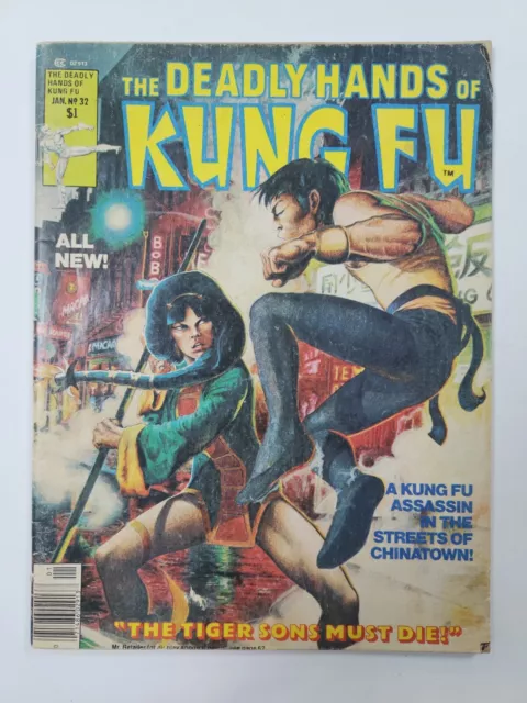 The Deadly Hands of Kung Fu #32 (1976 Marvel) 1st Daughters of the Dragon, Misty