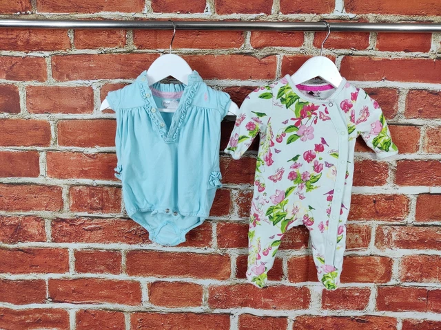 Polo Neonato Neonato Neonato Età Pacchetto Ralph Lauren Ted Baker Babygro Romper 56Cm