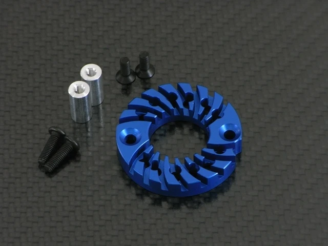 Alu-Motorhalter Für Tamiya TA02 (1/10) – Für 16T & 21T Motoren, Grau-silber, Präzise & Kühlend