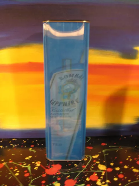 Bombay Sapphire Gin Lenticular 3D FX Empty Collector Tin with Lid