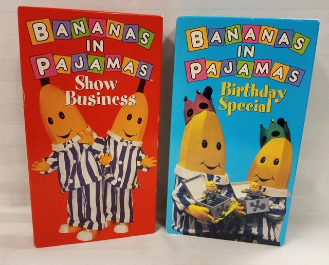 BANANAS IN PAJAMAS VHS Lot of 2 Show Business & Birthday Special