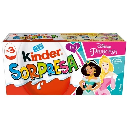 6 Box Kinder Ferrero Italia Tri Pack ♥♥ Disney Princess ♥♥