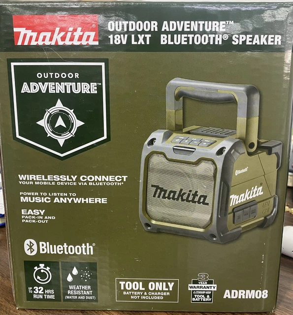 Makita Outdoor Adventure ADRM08 18V LXT Cordless Bluetooth Speaker - Bare Tool