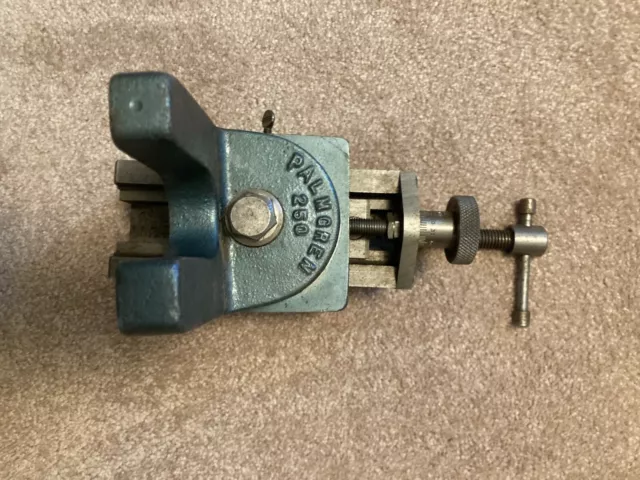 Nice Palmgren No.250 Lathe Milling Machine Attachment Cross Slide 2.5" Jaw Vise