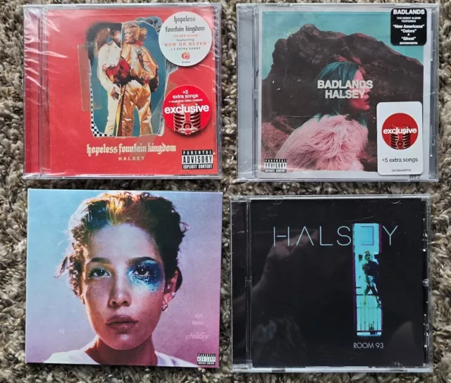 HALSEY | 4-CD LOT #1 | Badlands, Hopeless Fountain Kingdom, Manic, Room 93