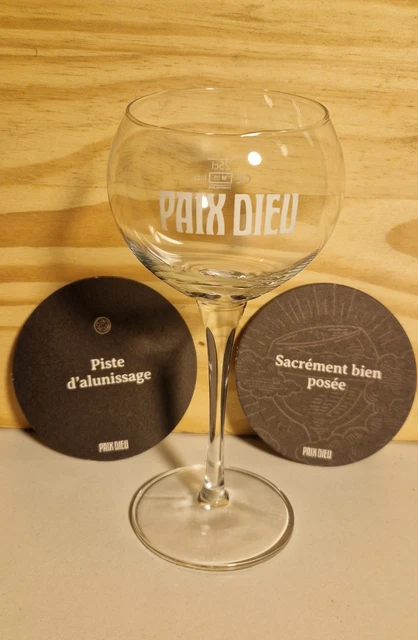 Lot 10 verres à bière 25cl PAIX DIEU - Arts de la table