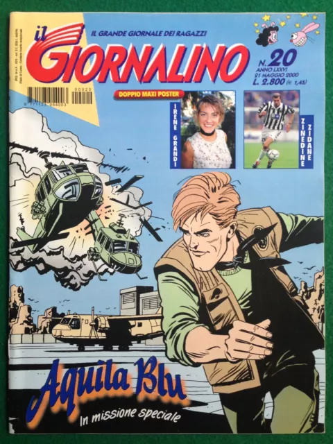 Rivista a fumetti IL GIORNALINO n.20 (2000) con Poster ASTERIX - GINO BARTALI