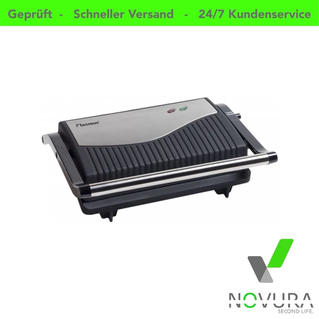 Bestron Panini Grill Sandwich Kontaktgrill APG150 aufklappbar