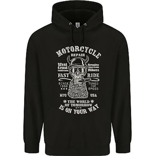 Motorcycle Repair Motorbike Biker Childrens Kids Hoodie