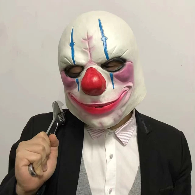 Big Mouth Bloodthirst Terror Zombie Clown Halloween Mask Dress Up Party Band