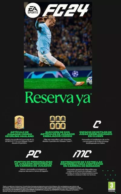 PS4 PLAYSTATION 4 EA Sports FC 24 DLC DE RESERVA DE FIFA 24 EUR 3,00 -  PicClick IT