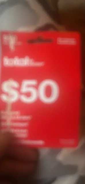 50 Dollar Total By Verizon Prepaid Phone Card (Please Read Description)