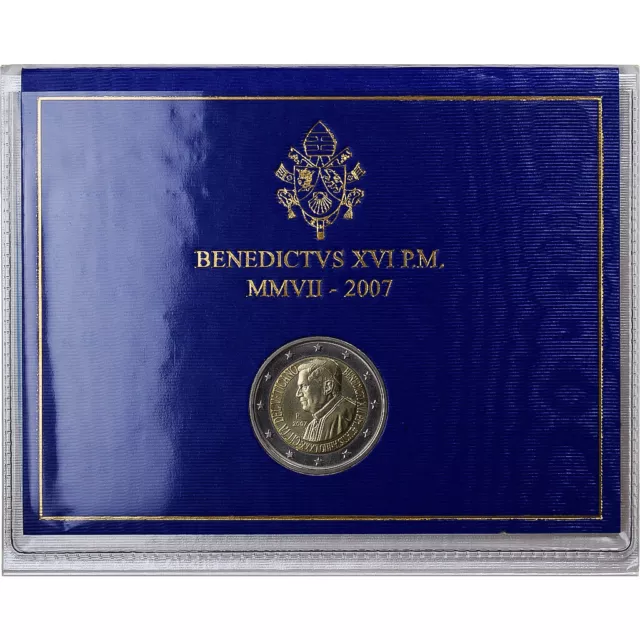 [#1161492] Vatican, 2 Euro, 80ème anniversaire de Benoît XVI, 2007, Rome, FDC