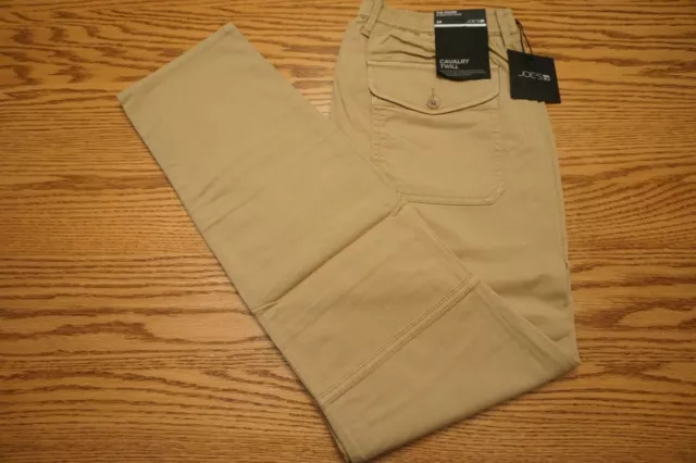 NWT MENS JOE'S JEANS PANTS Soder Dropped Slim Trouser Cavalry Twill Tan Khaki