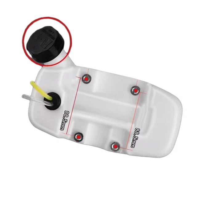 Réservoir De Carburant ABS 698110 Avec Bouchon – Pour Moteurs Tondeuse 121000 122000 – Résistant à L'oxydation, Installation Facile