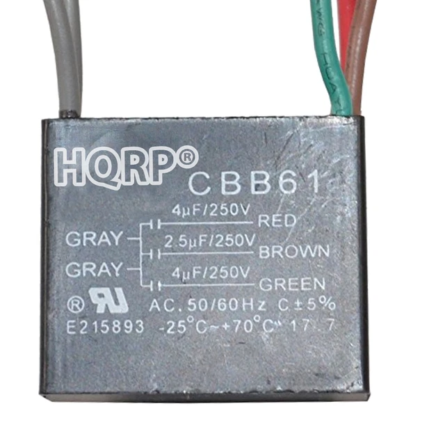 Motore Ventilatore A Soffitto Condensatore CBB61 1,5uf 2,5uf 3