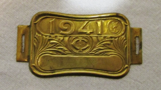 PLAQUE FISCALE TAXE 1915 DE VELO bicyclette bike WW1 militariat no peugeot EUR 14,00 - FR