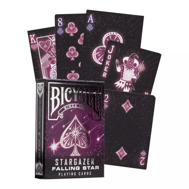 Bicycle Stargazer Falling Star Playing Cartes Pont Poker Taille Uspcc Neuf