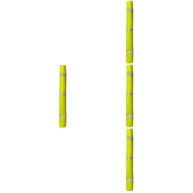 Canna da zucchero simulata bambino modello canna da zucchero decorazione falso 4 pezzi